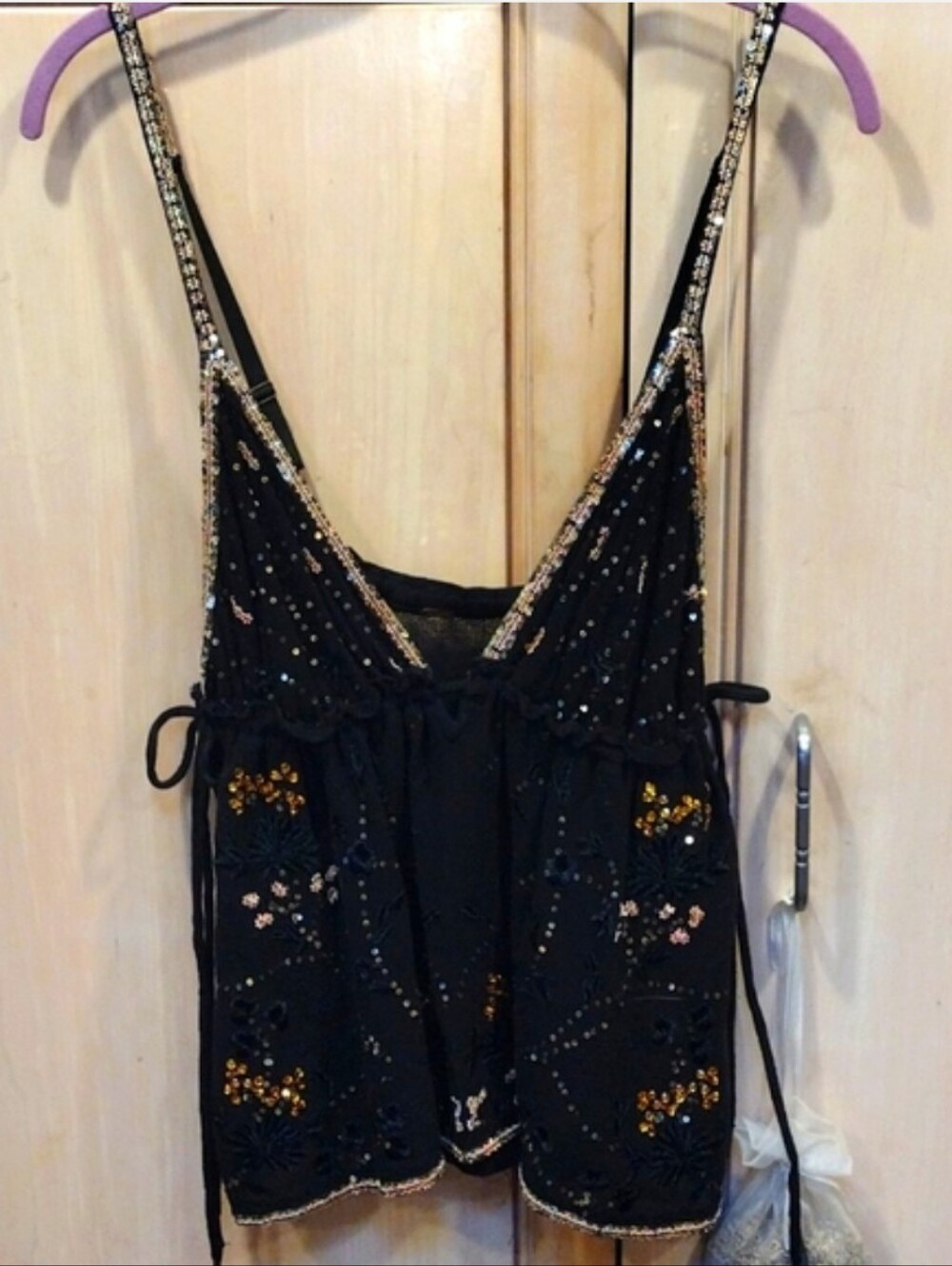 HTF Free People Dance Till Dawn Embroidered Sequin Top - Picture 12 of 16